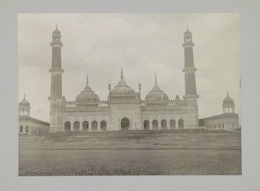 View of a mosque at Lucknow, Uttar Pradesh, India