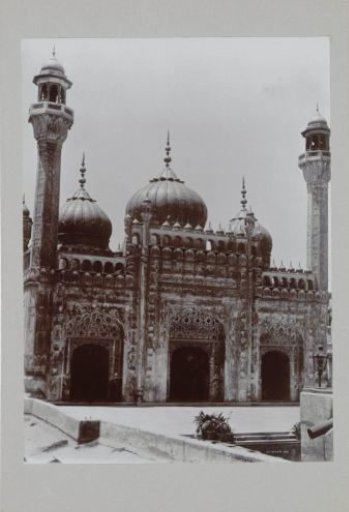 View of a mosque at Lahore, Punjab, Pakistan