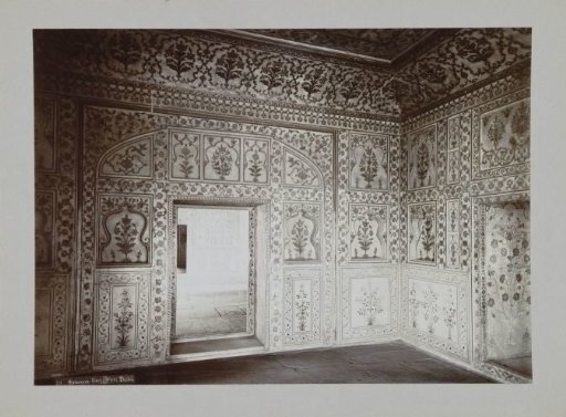Room within the Red Fort at Delhi, India
