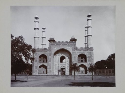 Entrance to the Itimad ud-Daulah's Tomb, Agra, Uttar Pradesh, India