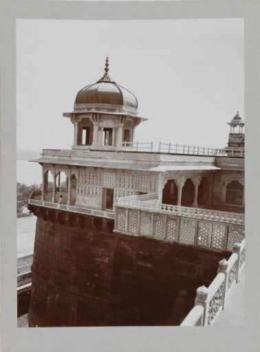 View of the Musamman Burj in the Agra Fort, Uttar Pradesh, India