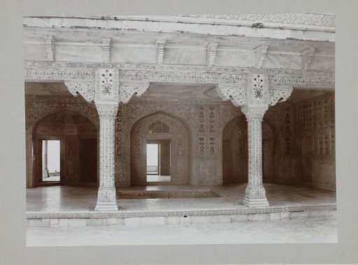 Interior of the Musamman Burj in the Agra Fort, Uttar Pradesh, India