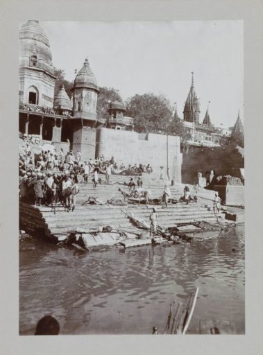 Ghat in Varanasi, Uttar Pradesh, India