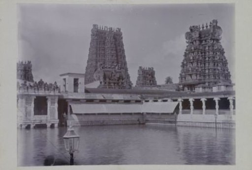 Pond at the Meenakshi temple at Madurai, Tamil Nadu, India