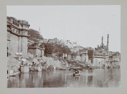 View of the Ganga river at Varanasi, Uttar Pradesh, India