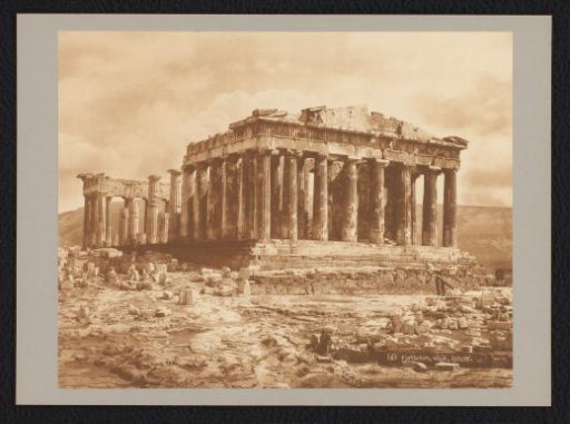 West Side of the Parthenon, Athens
