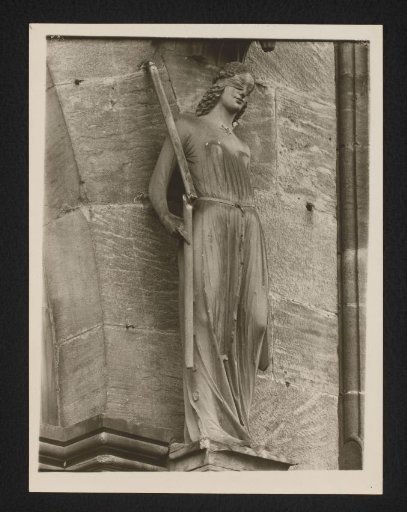 Detail of the Fürstenportal in Bamberg Cathedral