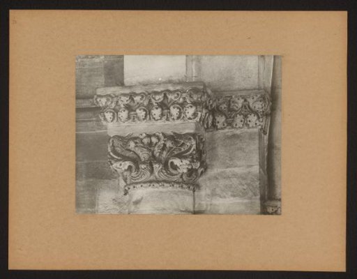 Capital of the cathedral of Bamberg