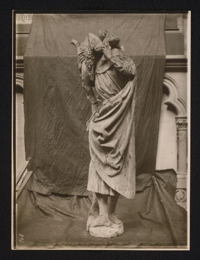 Wooden statue of Christoffel of Lycia in the cathedral of Bamberg