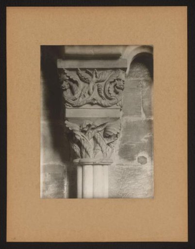 Capital in the cathedral of Bamberg
