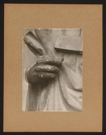 Detail of the Adam's Gate in the Cathedral of Bamberg