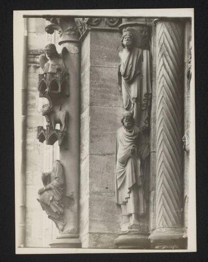 Detail of the Fürstenportal in the Cathedral of Bamberg
