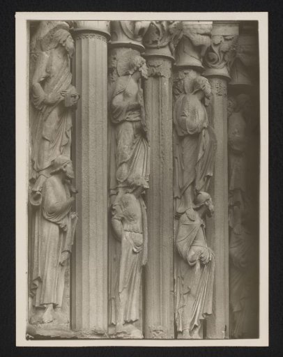 Detail of the Fürstenportal in Bamberg Cathedral