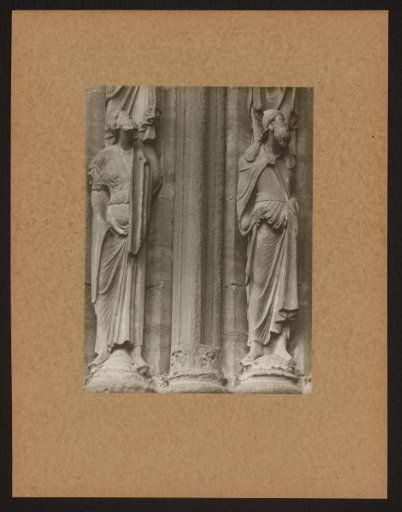 Detail of the Fürstenportal in Bamberg Cathedral