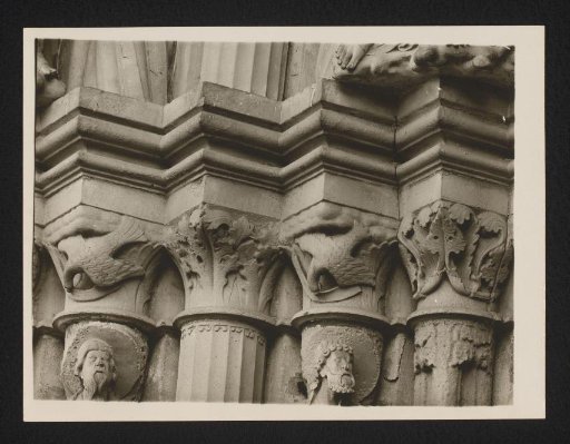 Detail of the Fürstenportal in Bamberg Cathedral