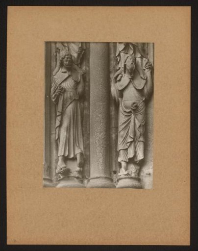 Detail of the Fürstenportal in Bamberg Cathedral