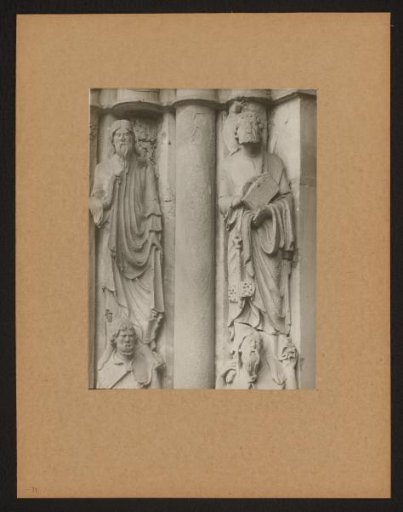 Detail of the Fürstenportal in Bamberg Cathedral