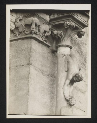 Detail of the Fürstenportal in Bamberg Cathedral