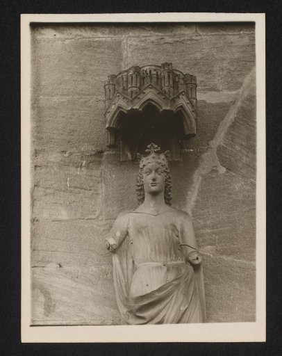 Detail of the Fürstenportal in Bamberg Cathedral