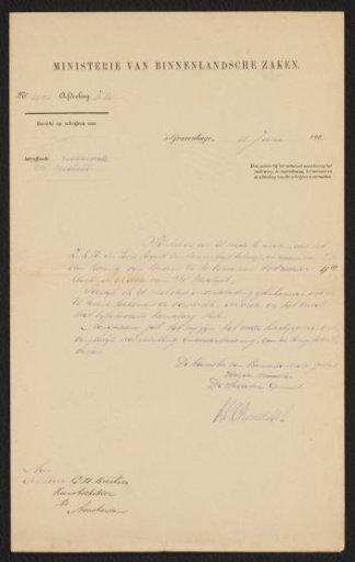 Letter addressed to George Hendrik Breitner with accompanying decorations belonging to the fourth class of the Order of Saint Michael