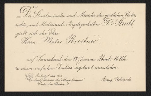 Invitation to a simple meal