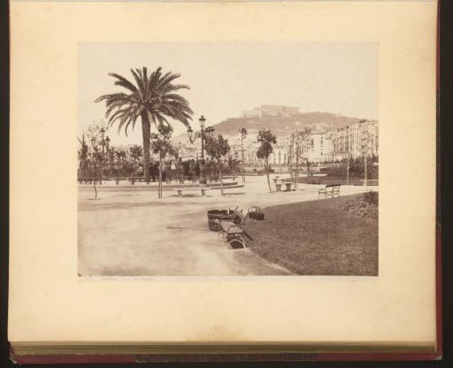 View of Villa del Popolo in Naples