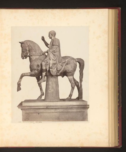 Sculpture of Marco Nonio Balbo on Horseback
