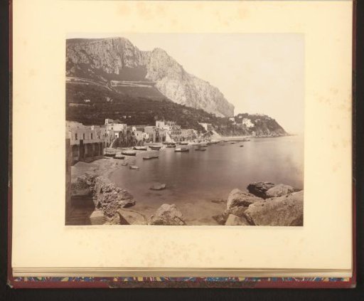 View of the harbor of Capri