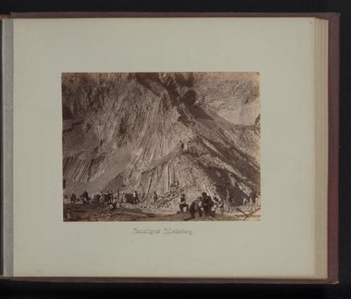 View of a Basalt Quarry in the Minderberg in Rhineland-Palatinate, Germany
