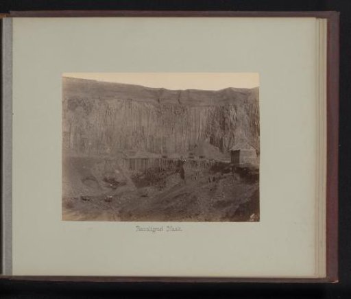 View of a Basalt Quarry, Probably in Germany