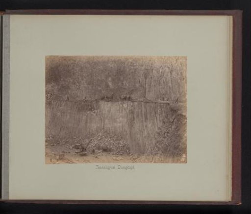 View of the Basalt Quarry Dungkopf in Remagen, Germany