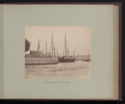 View of the Maas Quay in Rotterdam