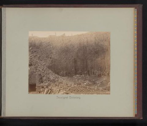 View of a Basalt Quarry in Dattenberg, Germany