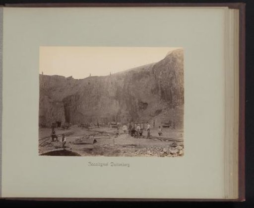 View of a Basalt Quarry in Dattenberg, Germany