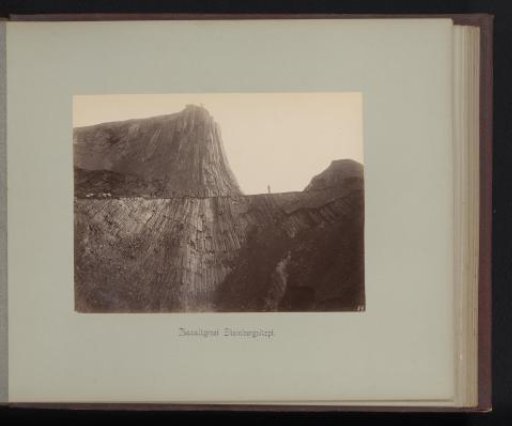 View of a Basalt Quarry in the Steinbergskopf in Göttingen, Germany