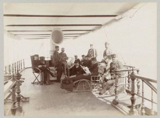 Company with Emperor Wilhelm II on board the Hohenzollern
