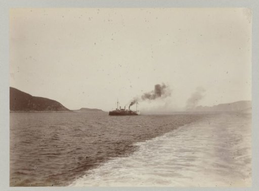 Steamship at sea