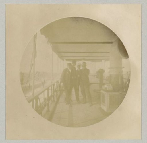 Four Passengers at Sea Aboard the Hohenzollern