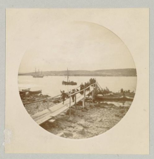 People on a pier