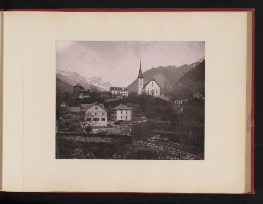 View of the parish church of St. Peter and Paul in Bürglen, Switzerland