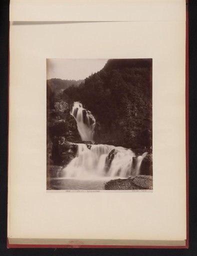 View of the Reichenbachfall near Meiringen, Switzerland