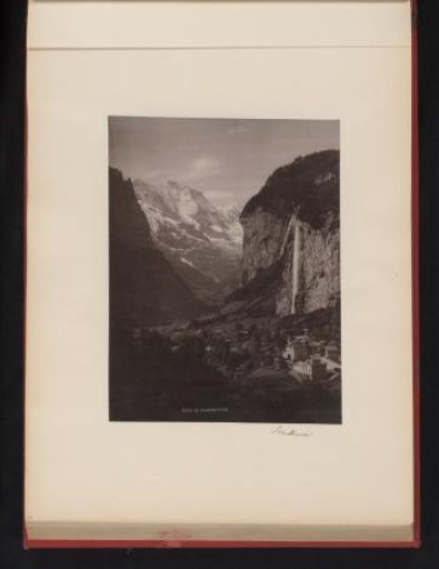 View of the Lauterbrunnen Valley
