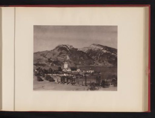 View of Spiez in Switzerland