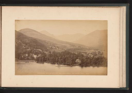 View of Loch Lomond, Glen Luss and Camstraddan House