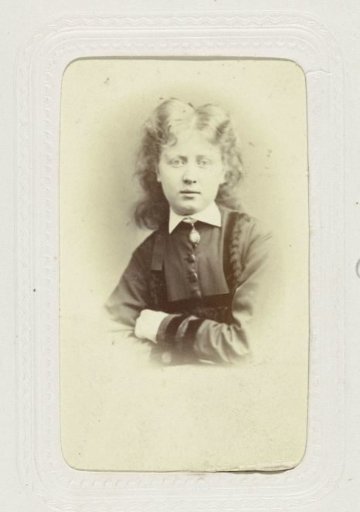 Studio Portrait of a Woman with Wavy Hair