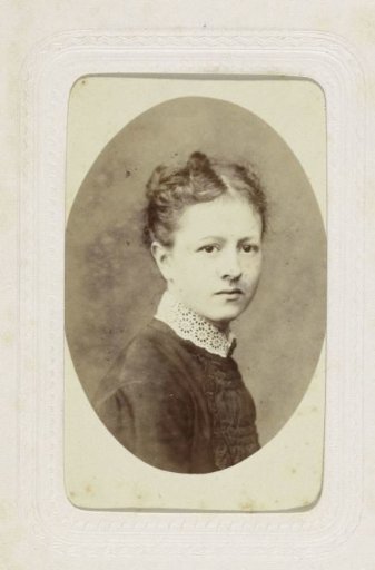 Studio portrait of a young woman