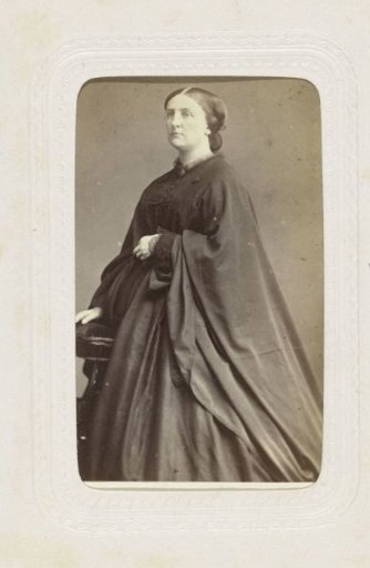 Studio portrait of a woman dressed in black