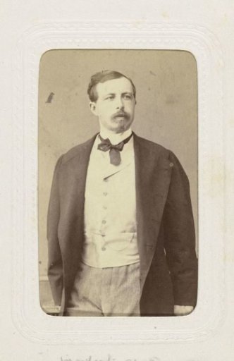 Studio portrait of a man with a mustache and beard