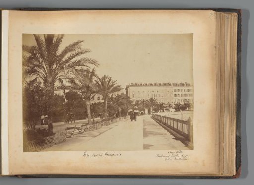View of the Boulevard Victor Hugo in Nice