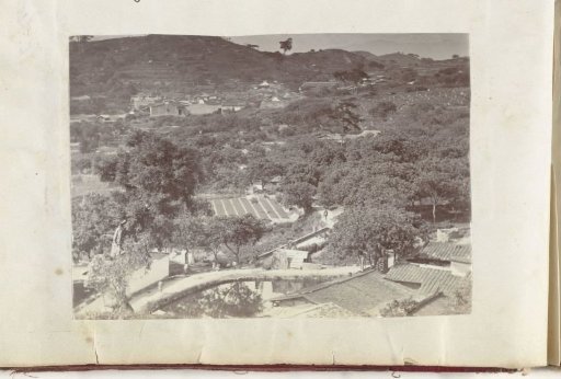 View of a hilly landscape in China